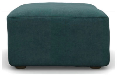 Heart of House Lucas Fabric Footstool - Ocean